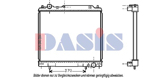 AKS DASIS Radiators, Motora dzesēšanas sistēma 140091N